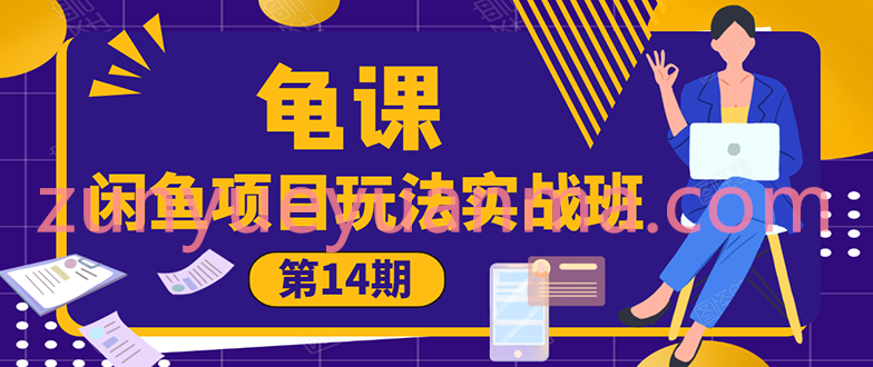 龟课·闲鱼项目玩法实战班第14期课程 批量细节玩法提升月收益上万