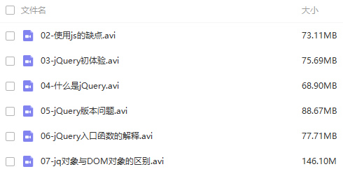 实力派前端开发进阶篇之jQuery深入学习视频教程
