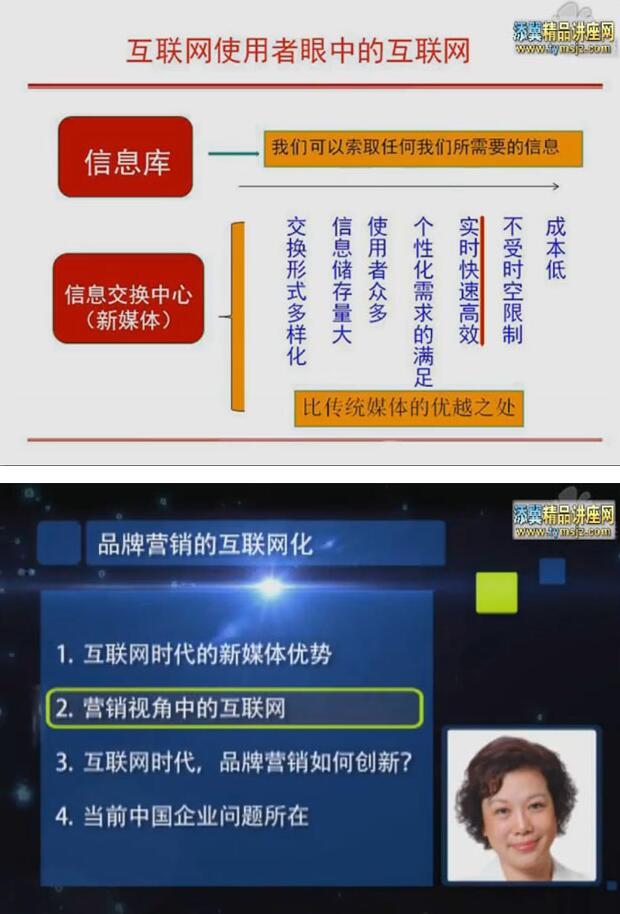 品牌营销的互联网化 互联网时代的新媒体优势 蔡丹红最新互联网讲座