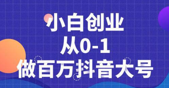 蛋解创业抖音短视频最新教程_从0到1做百万大号，爆款产品、内容千万级别的曝光