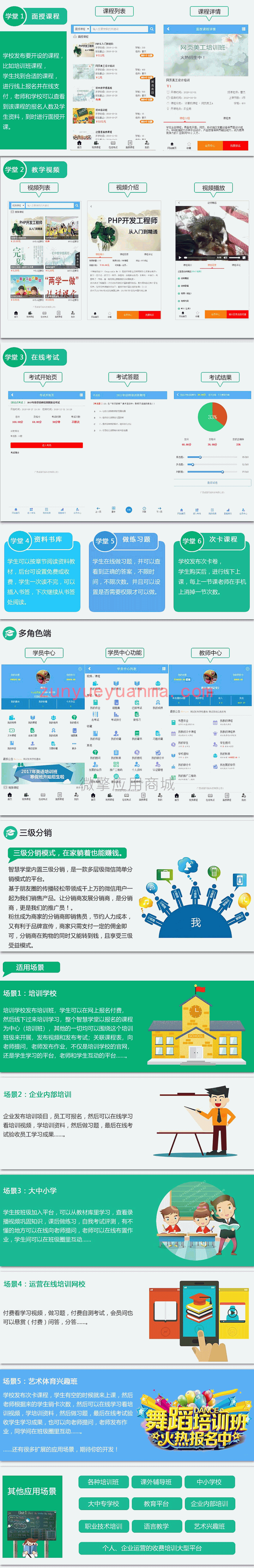 诚客培训教育智慧学堂 v1.8.15 全开源-麒麟源码网