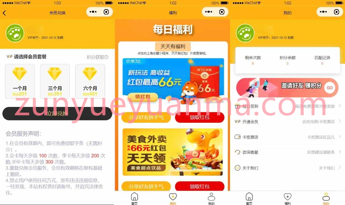 免授权脱单交友黄色风格盲盒H5+小程序+APP源码下载