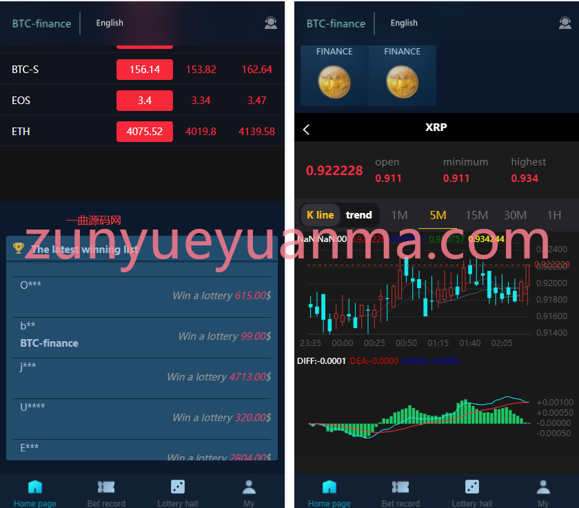 二开版聚星盘聚星源码-支持pc +h5自适应 – 英文+游戏+时间盘