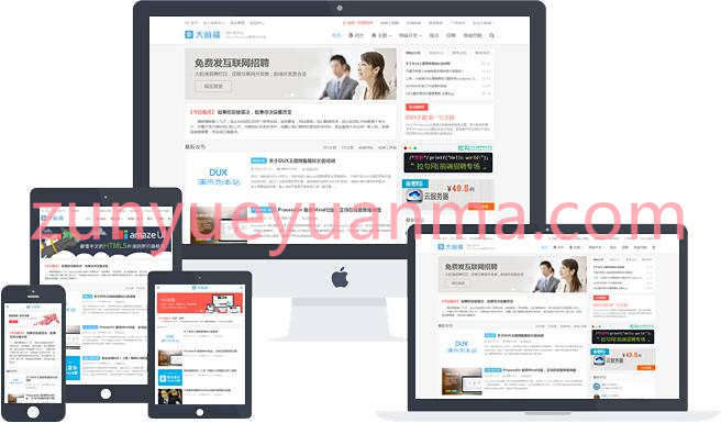 DUX7.5大前端 WordPress主题开源无限制版