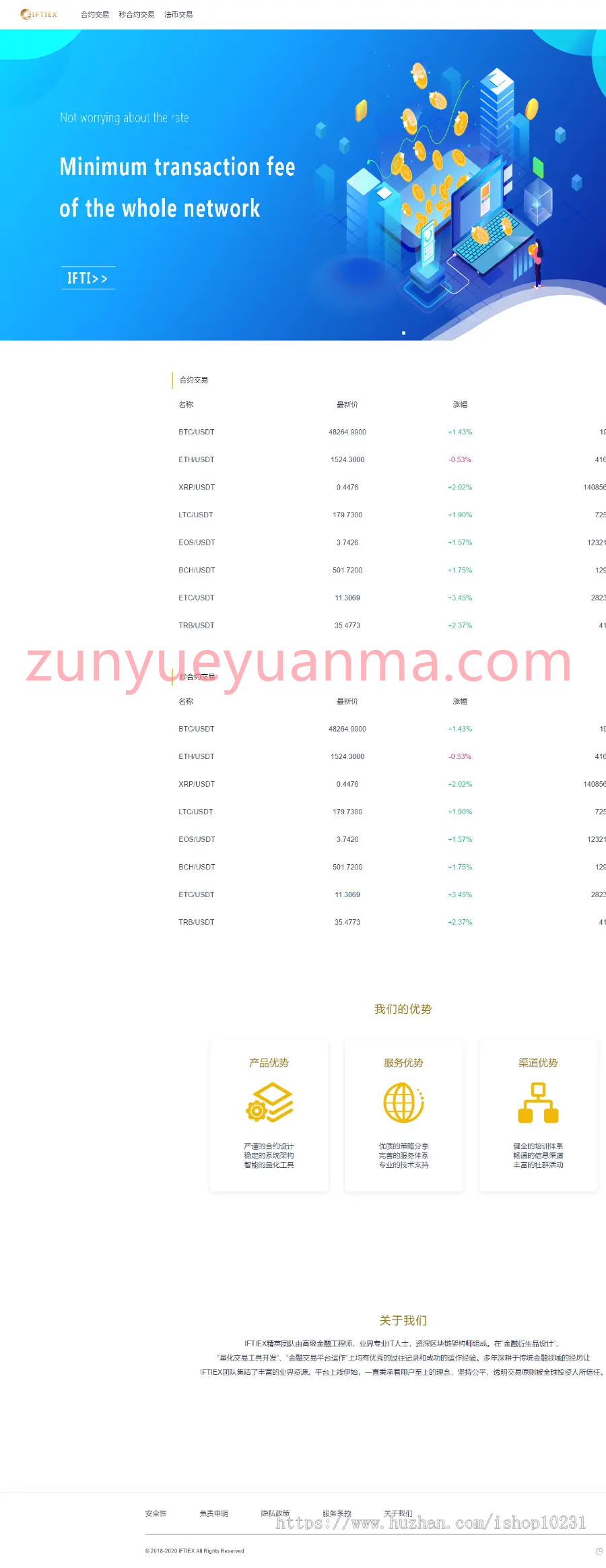 【收费商业源码】2022区块链|高端交易所|币币交易|合约交易|法币交易|秒合约|自动行情